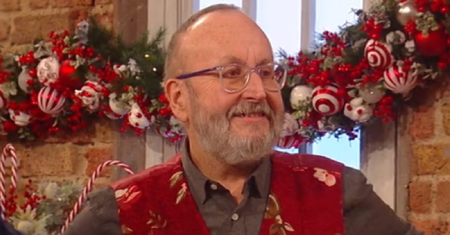 Hairy Bikers star Dave Myers smiling on Saturday Kitchen