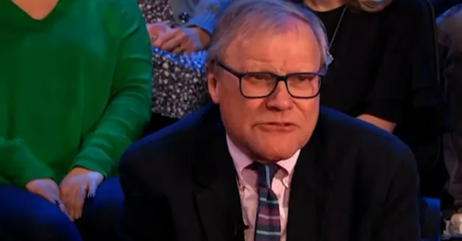 David Neilson sat in the Dancing On Ice audience