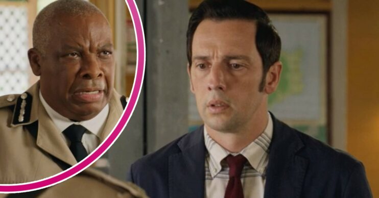 Commissioner Selwyn Patterson arrests Death In Paradise favourite Neville Parker