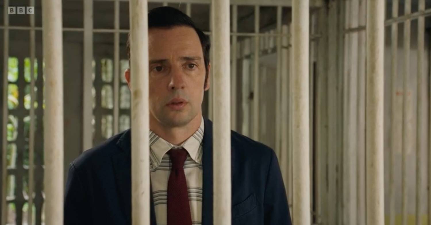 Death In Paradise detective Neville Parker is jailed