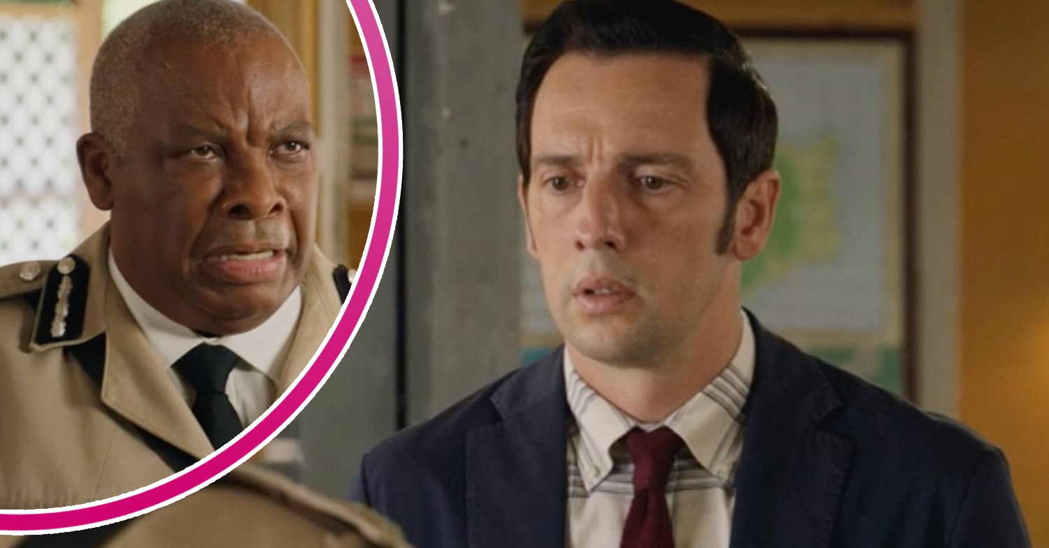 Commissioner Selwyn Patterson arrests Death In Paradise favourite Neville Parker