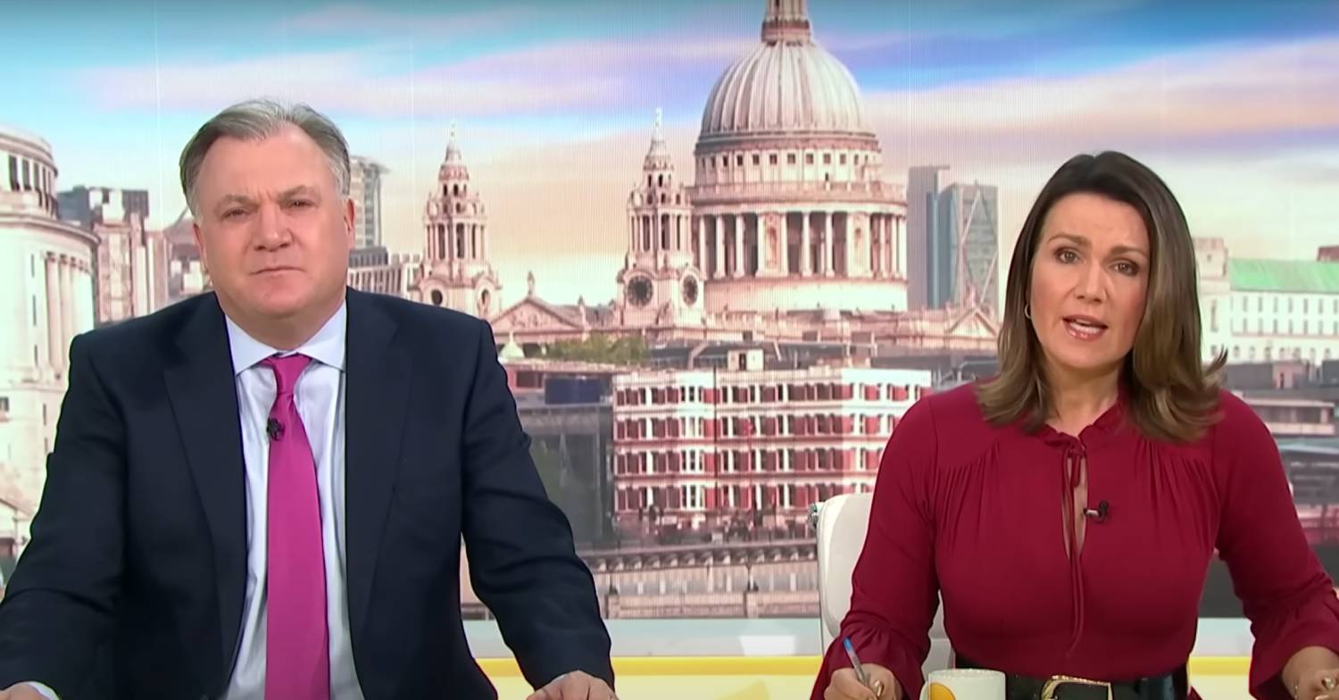 Ed Balls and Susanna Reid host Good Morning Britain