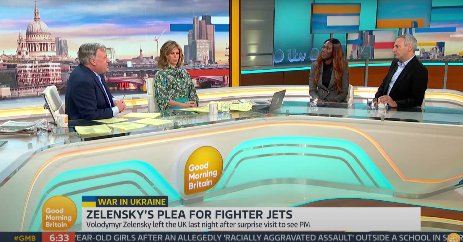 Ed Balls speaks with guests on GMB today