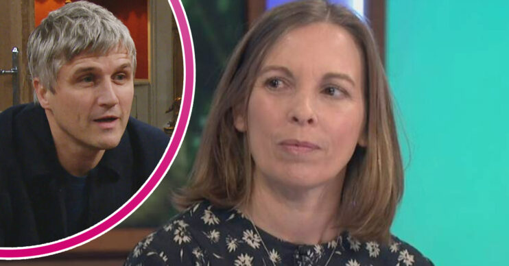 Emmerdale's Jane Hudson is on Loose Women, and in a bubble is Caleb