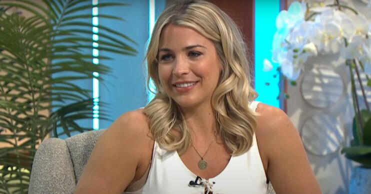 Gemma Atkinson smiling on Lorraine