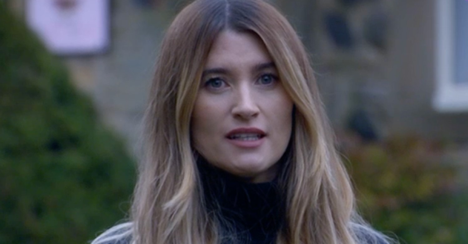 Charley Webb talking on Emmerdale
