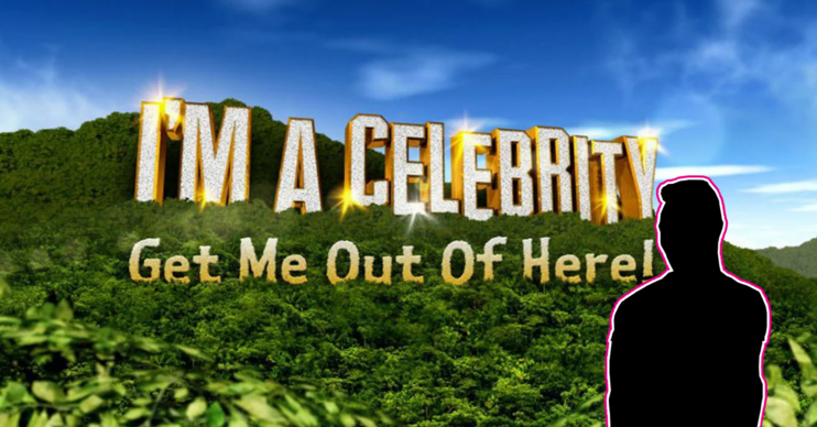 I'm A Celebrity logo with a male silhouette