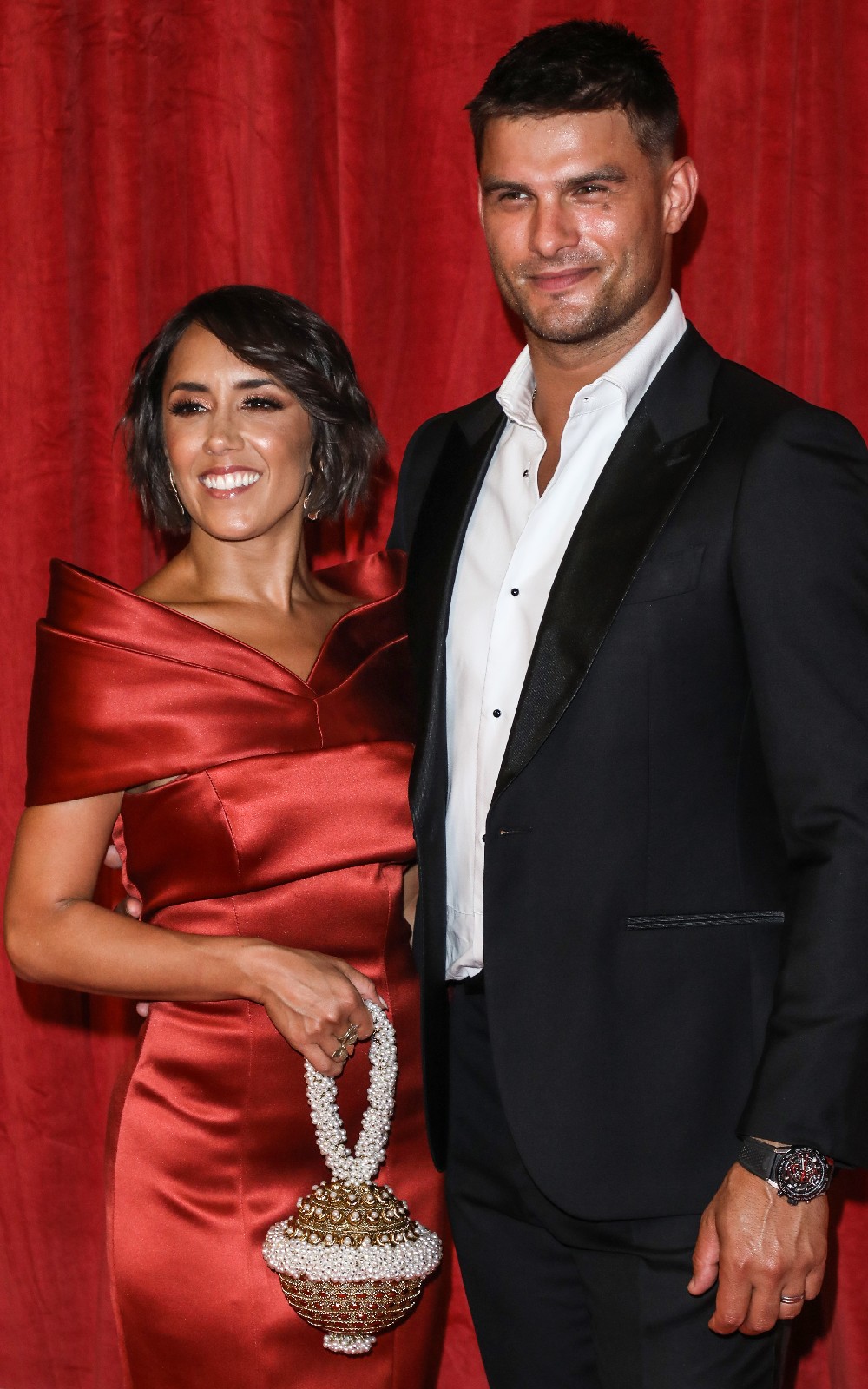 Strictly stars Janette Manrara and Aljaz Skorjanec at Soap Awards