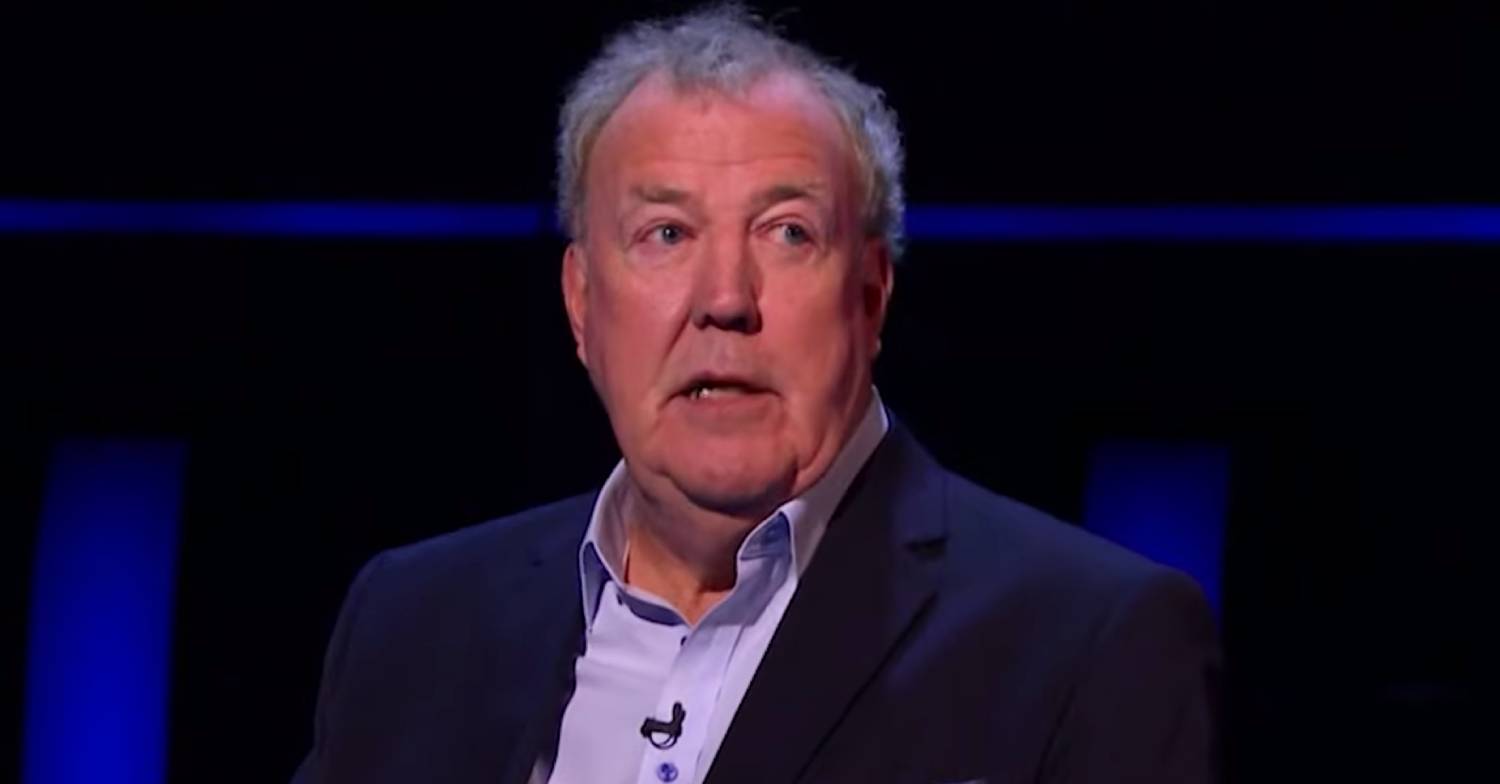 Jeremy Clarkson looks aghast on Who Wants To Be A Millionaire?
