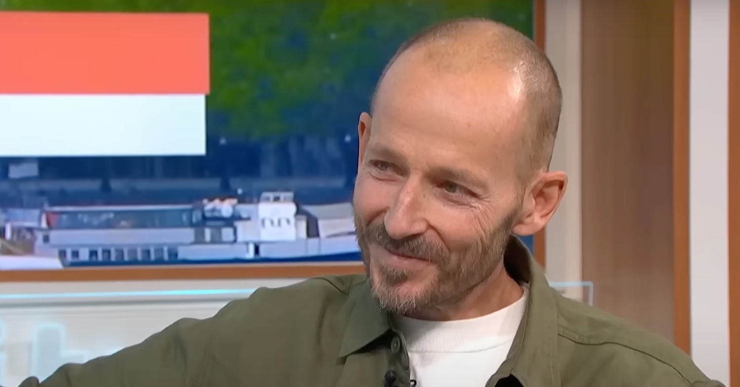 Jonnie Irwin smiling on Good Morning Britain