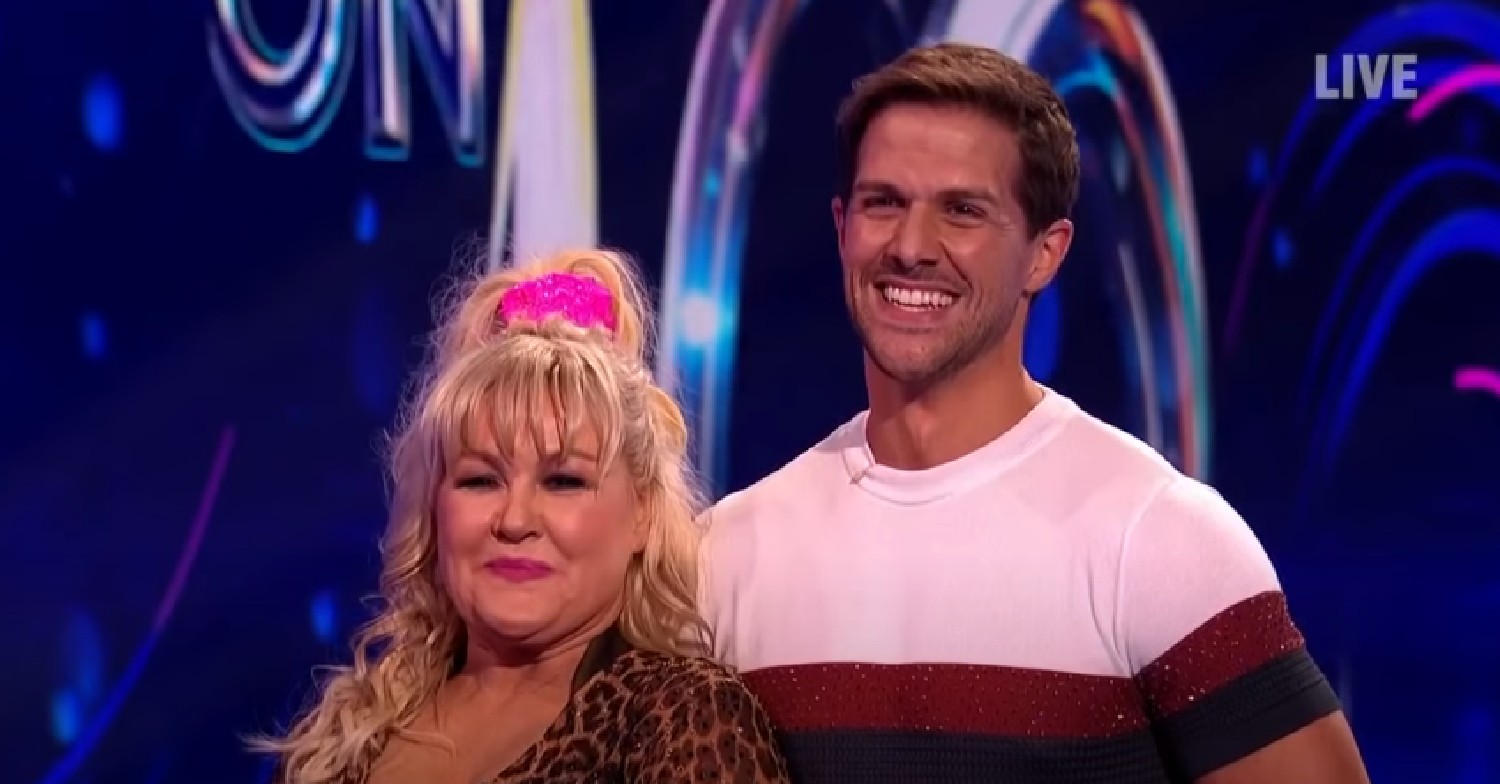 Coronation Street star Lisa George smiling on Dancing On Ice