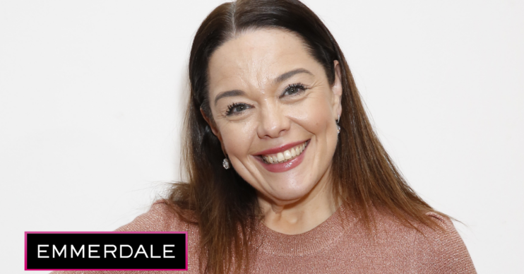 Emmerdale star Lisa Riley smiling