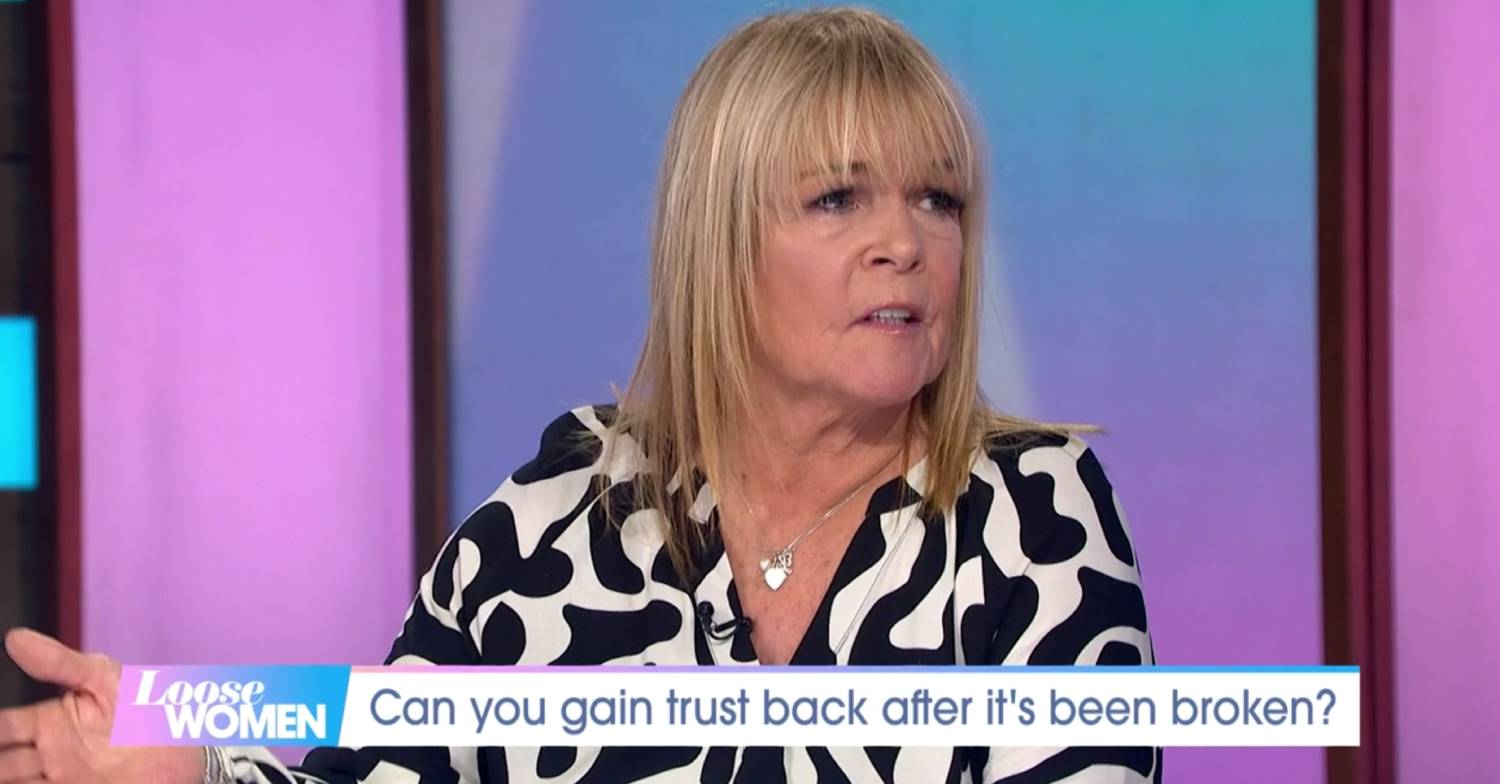 Linda Robson makes her point on Loose Women today