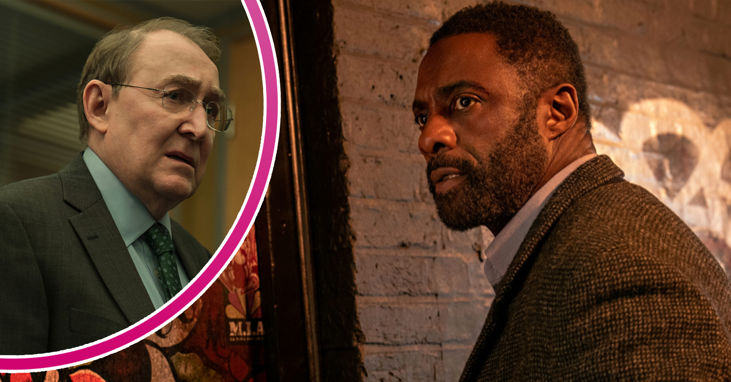 Luther and Schenk frown in Luther: The Fallen Sun