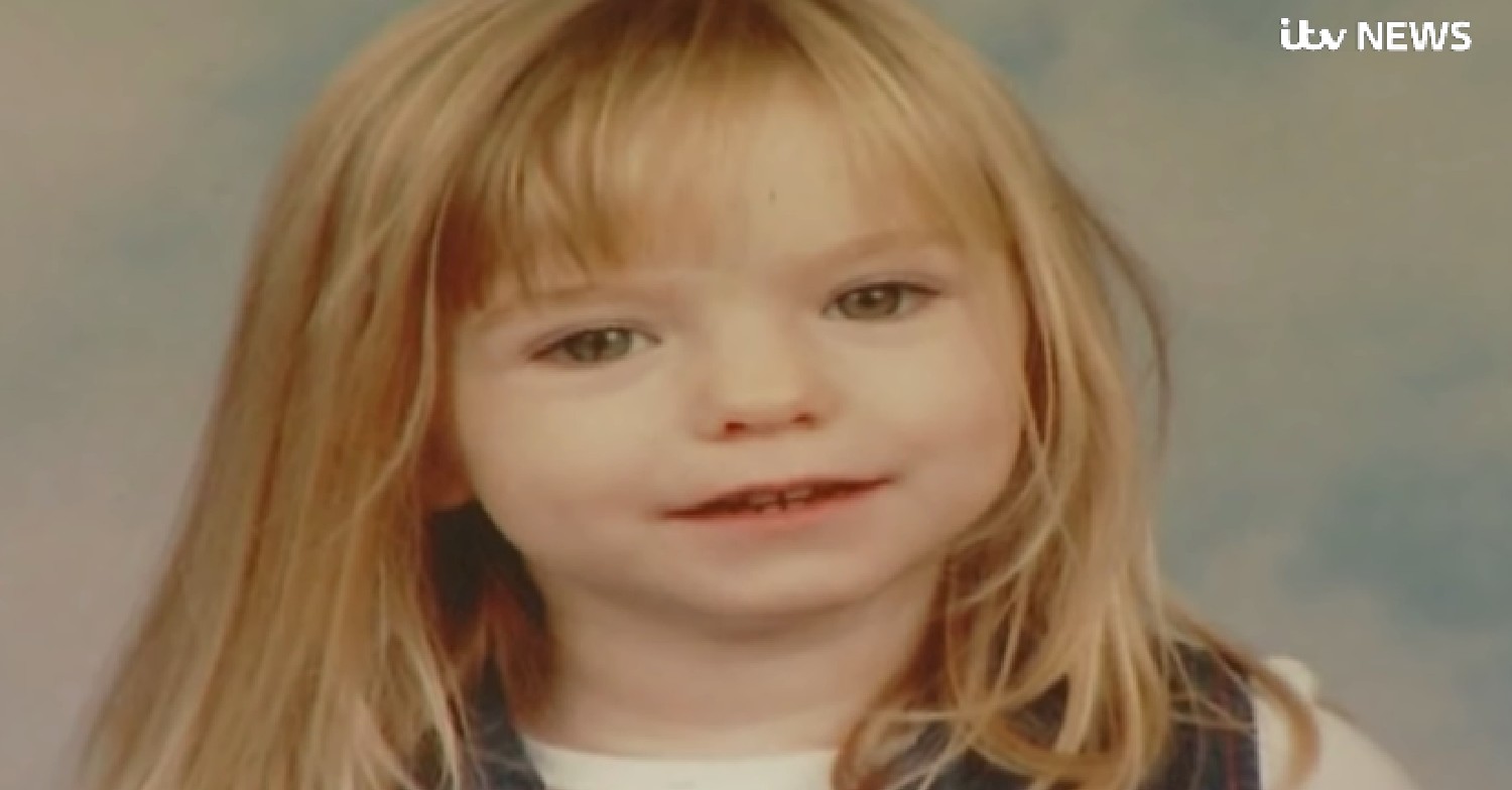 Madeleine McCann smiling as a toddler in image on ITV News