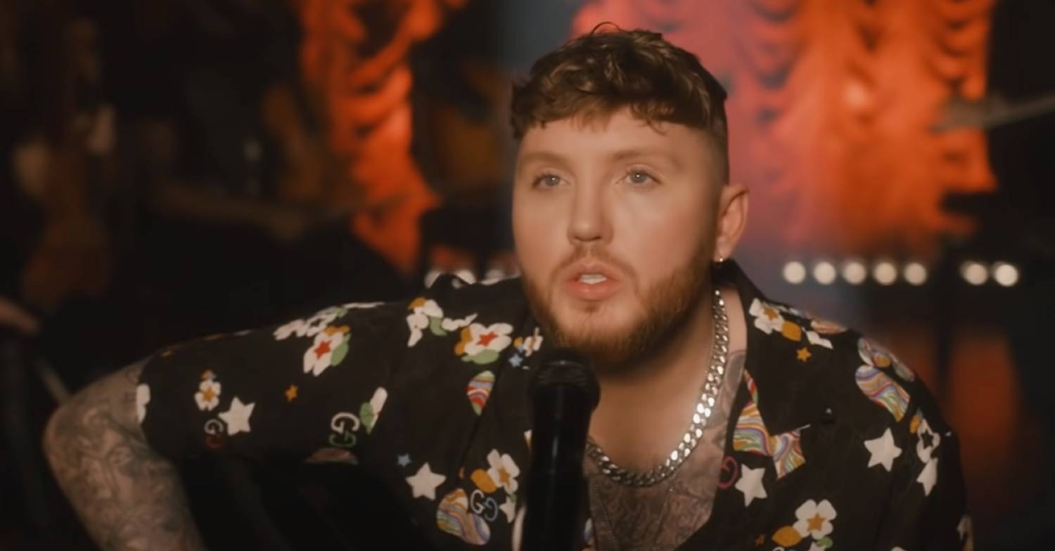 James Arthur sings