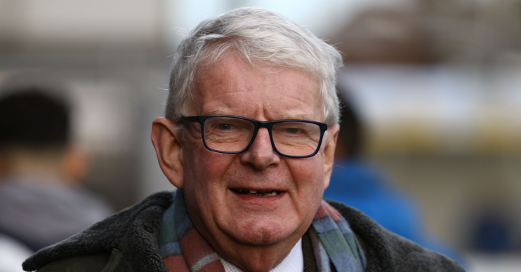 John Motson smiling