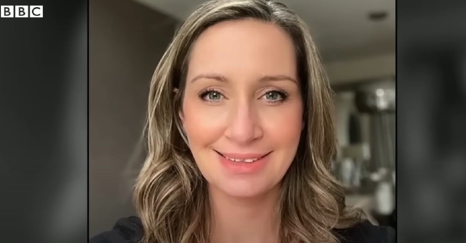 Nicola Bulley smiling in photo shown on BBC News