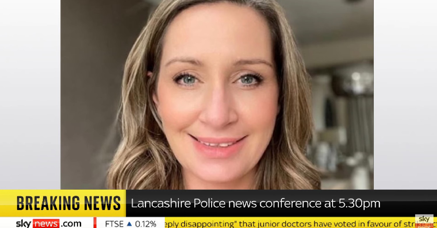 Nicola Bulley smiling in photo on Sky News