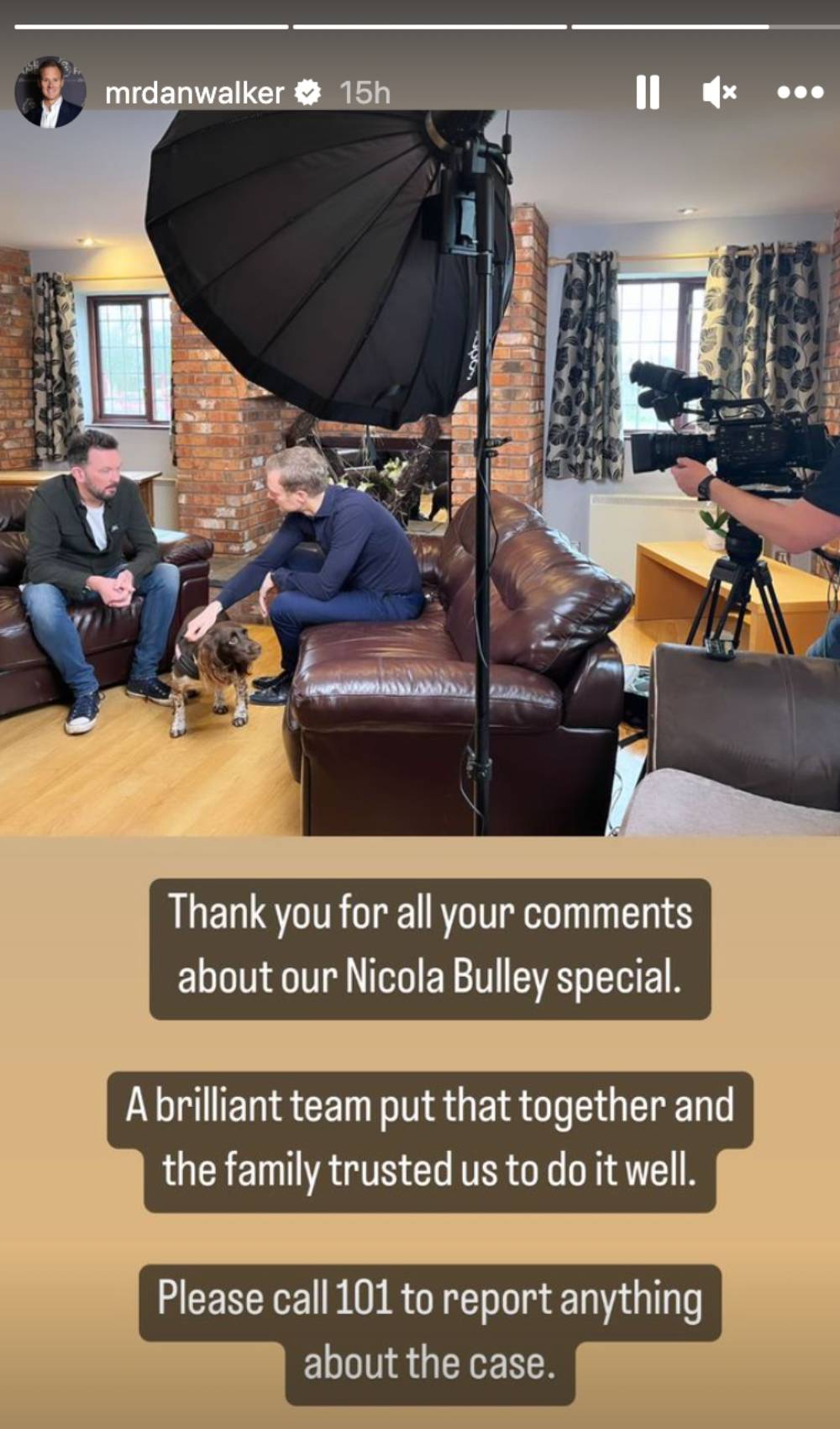 Behind the scenes of Dan Walker interview with Nicola Bulley partner Paul Ansell