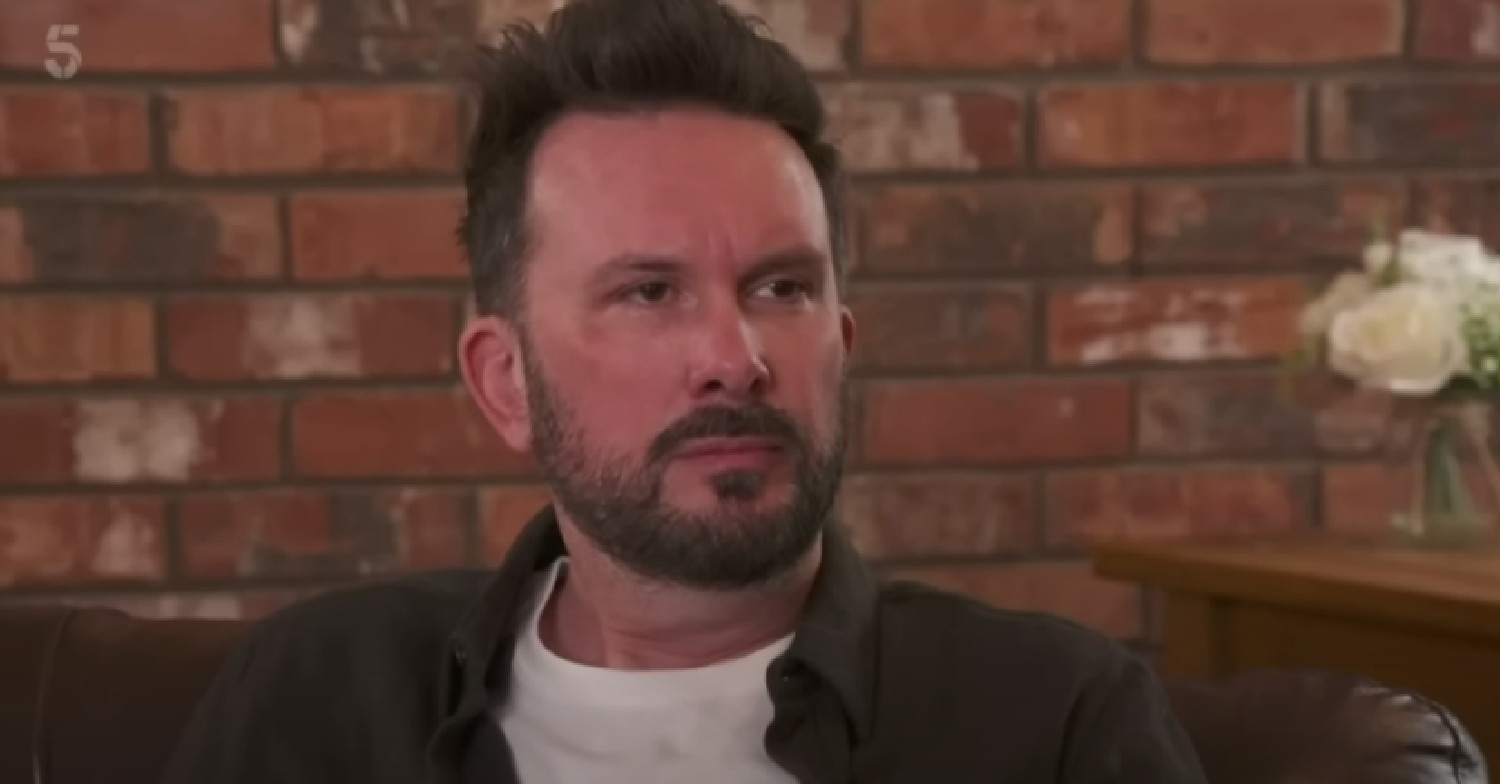 Partner of Nicola Bulley looking sad in Channel 5 interview