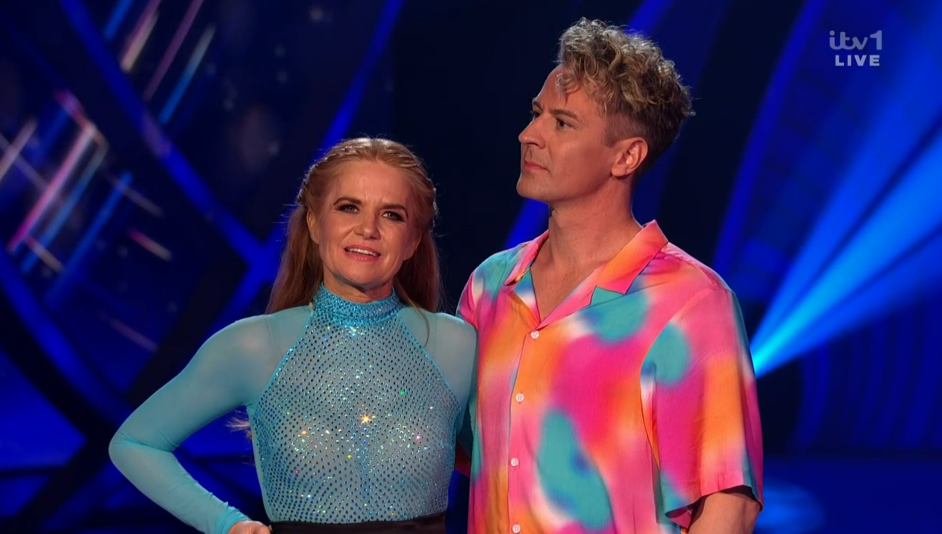 Patsy Palmer and Matt Evers on Dancing On Ice as they await their fate