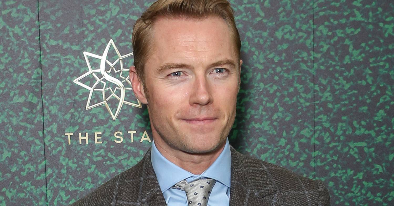 Ronan Keating is tight-lipped during event