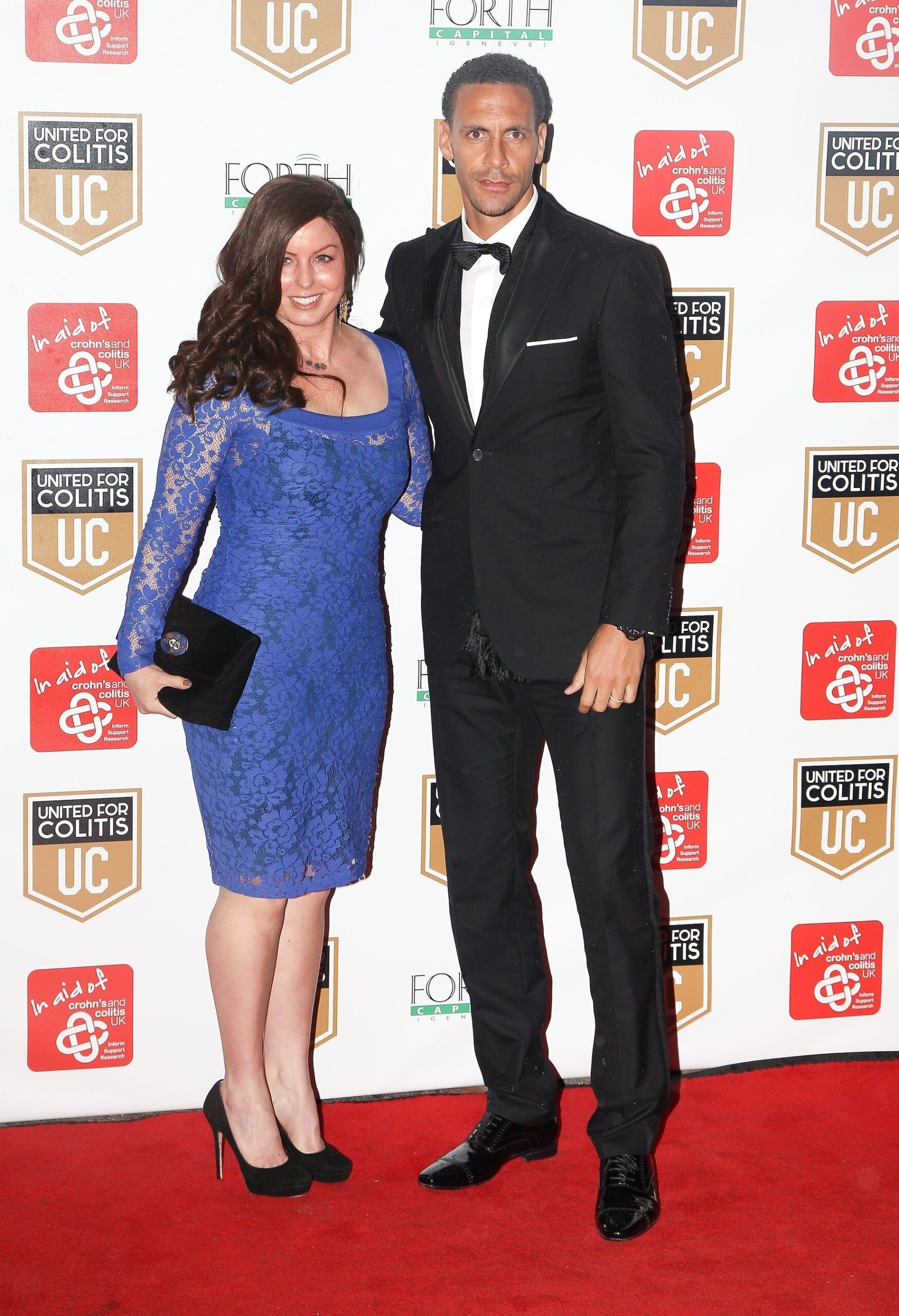 Rio and Rebecca Ferdinand on the red carpet
