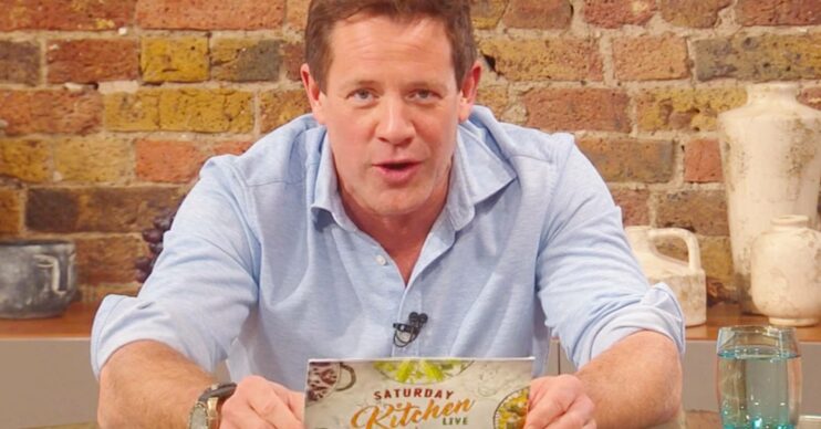 Saturday Kitchen host Matt Tebbutt speaks to the camera