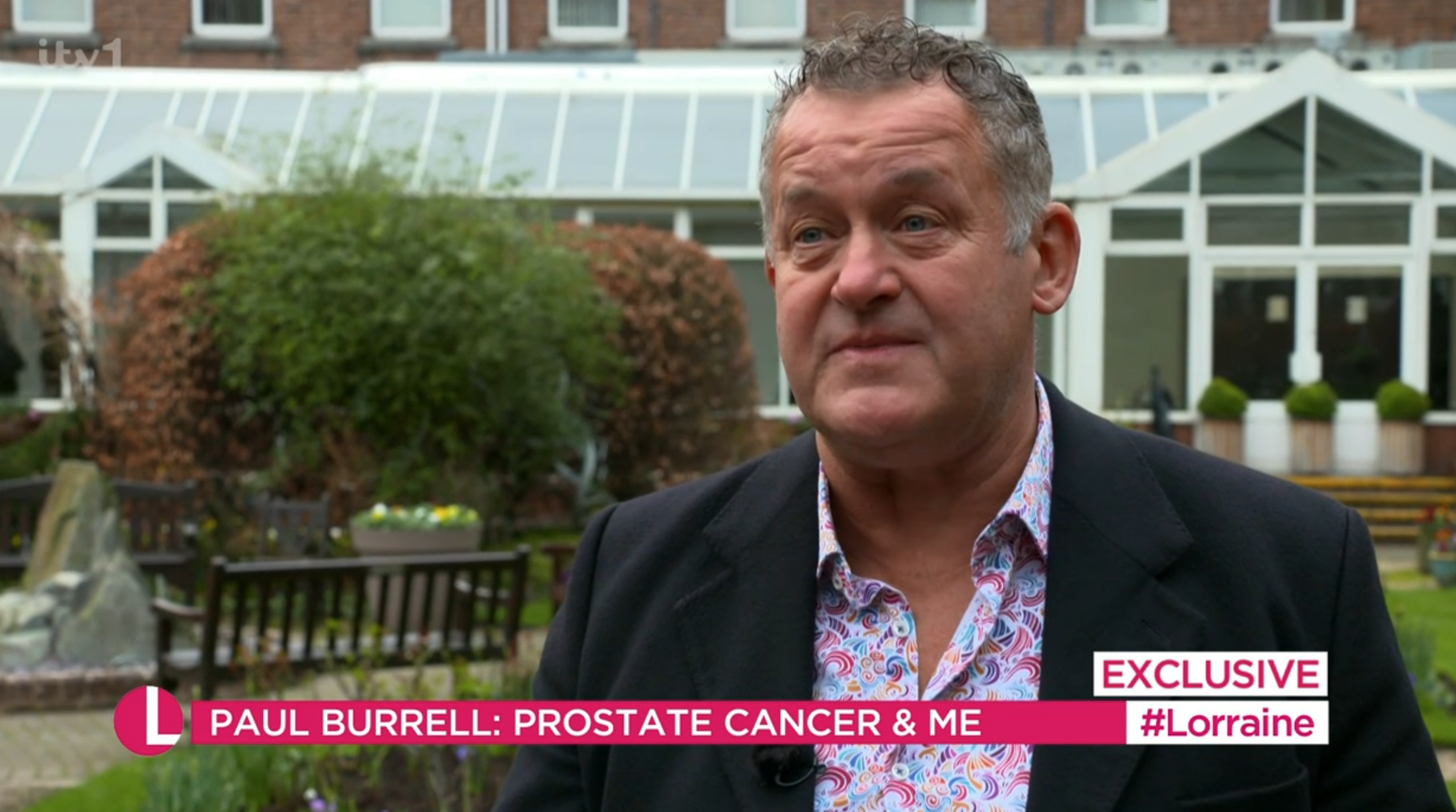 Paul Burrell looking emotional on Lorraine