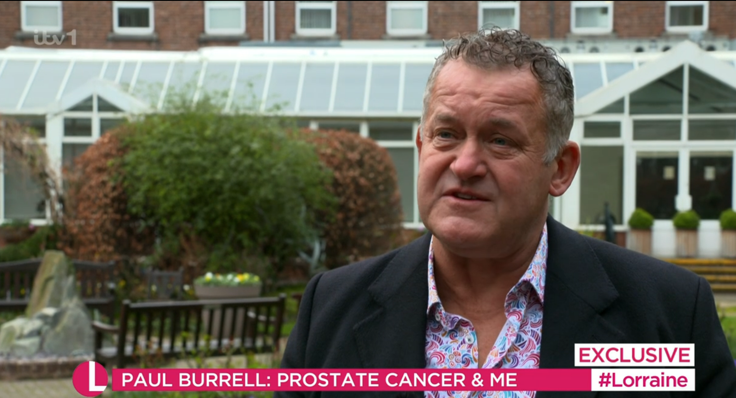 Paul Burrell looking emotional on Lorraine