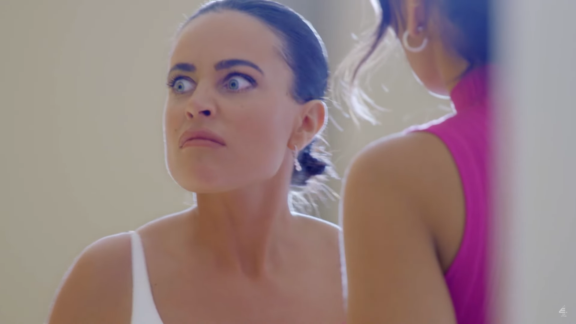 A bride from MAFSA frowns 