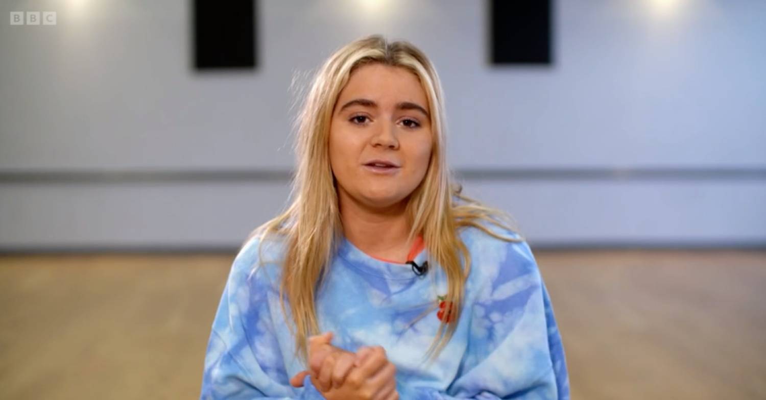 Former Strictly Come Dancing star Tilly Ramsay speaks to the camera
