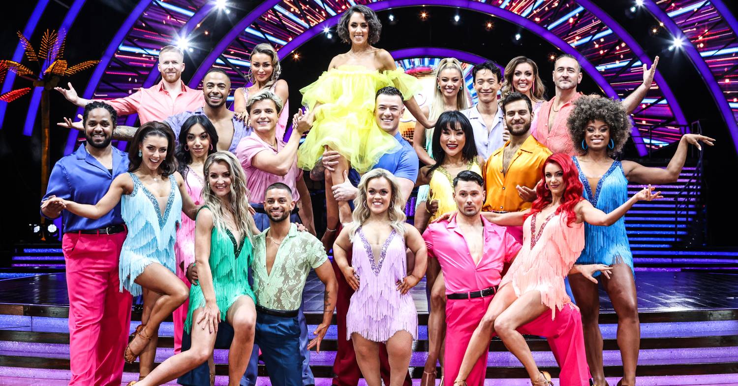 Strictly star Tyler West poses with the 2023 live tour cast