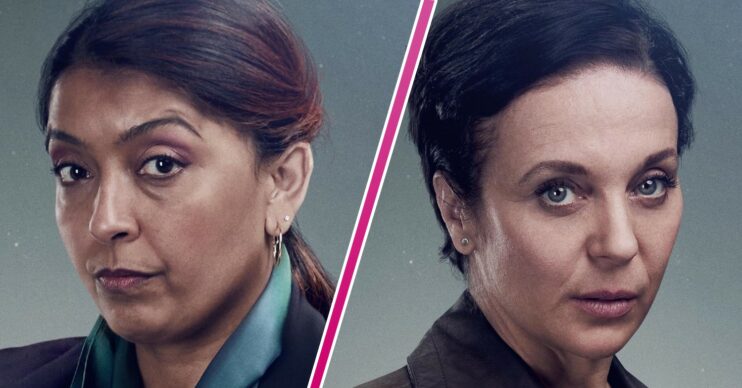 Sunetra Sarker and Amanda Abbington in Desperate Measures