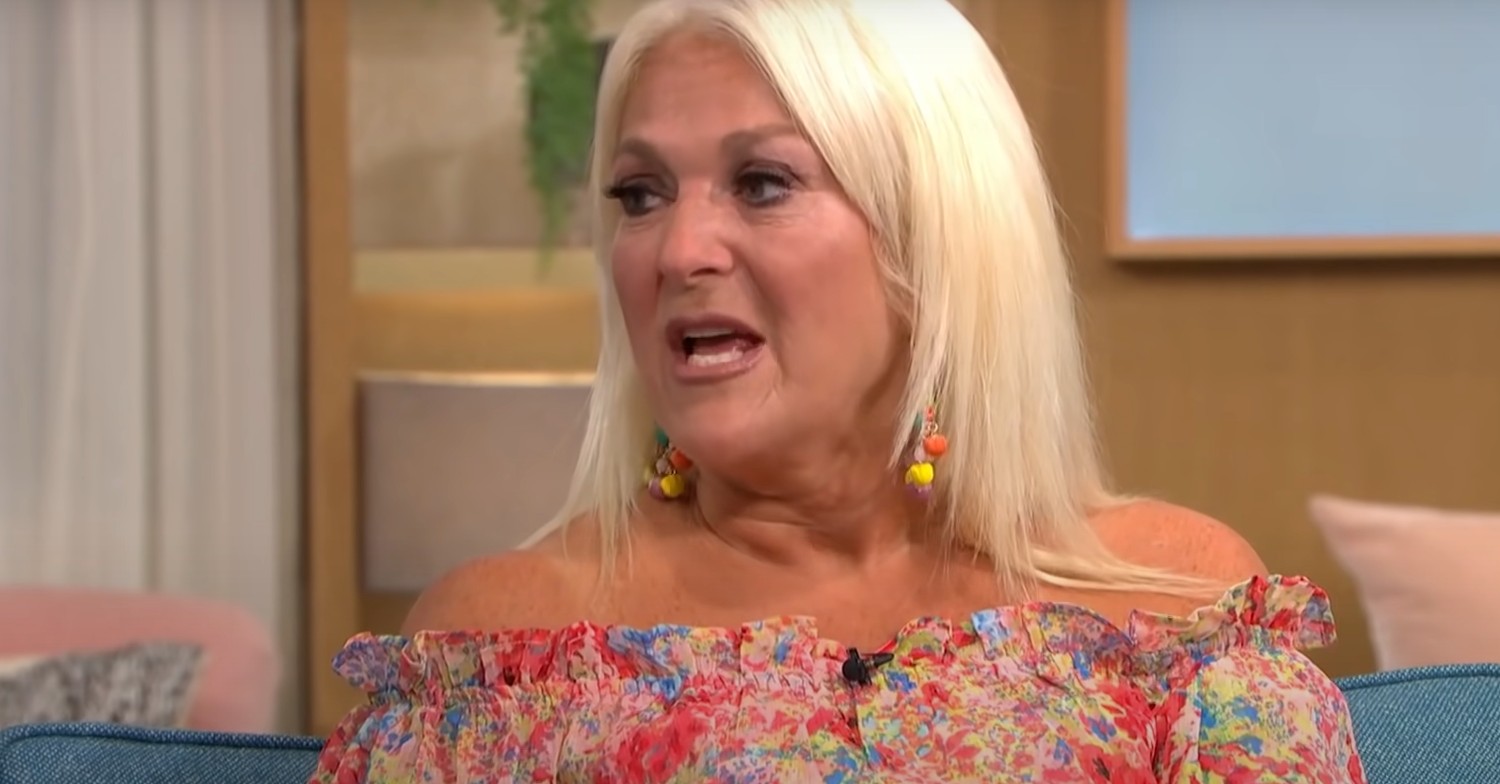 Vanessa Feltz talking on This Morning