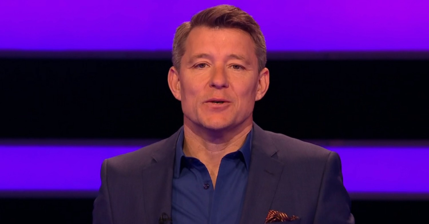 Ben Shephard smiling on Tipping Point