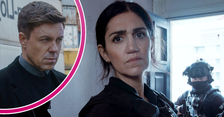 Col McHugh and Lou Slack frown in Better episode 1