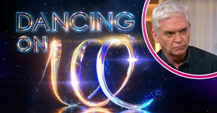 Dancing on Ice Logo and Phillip Schofield