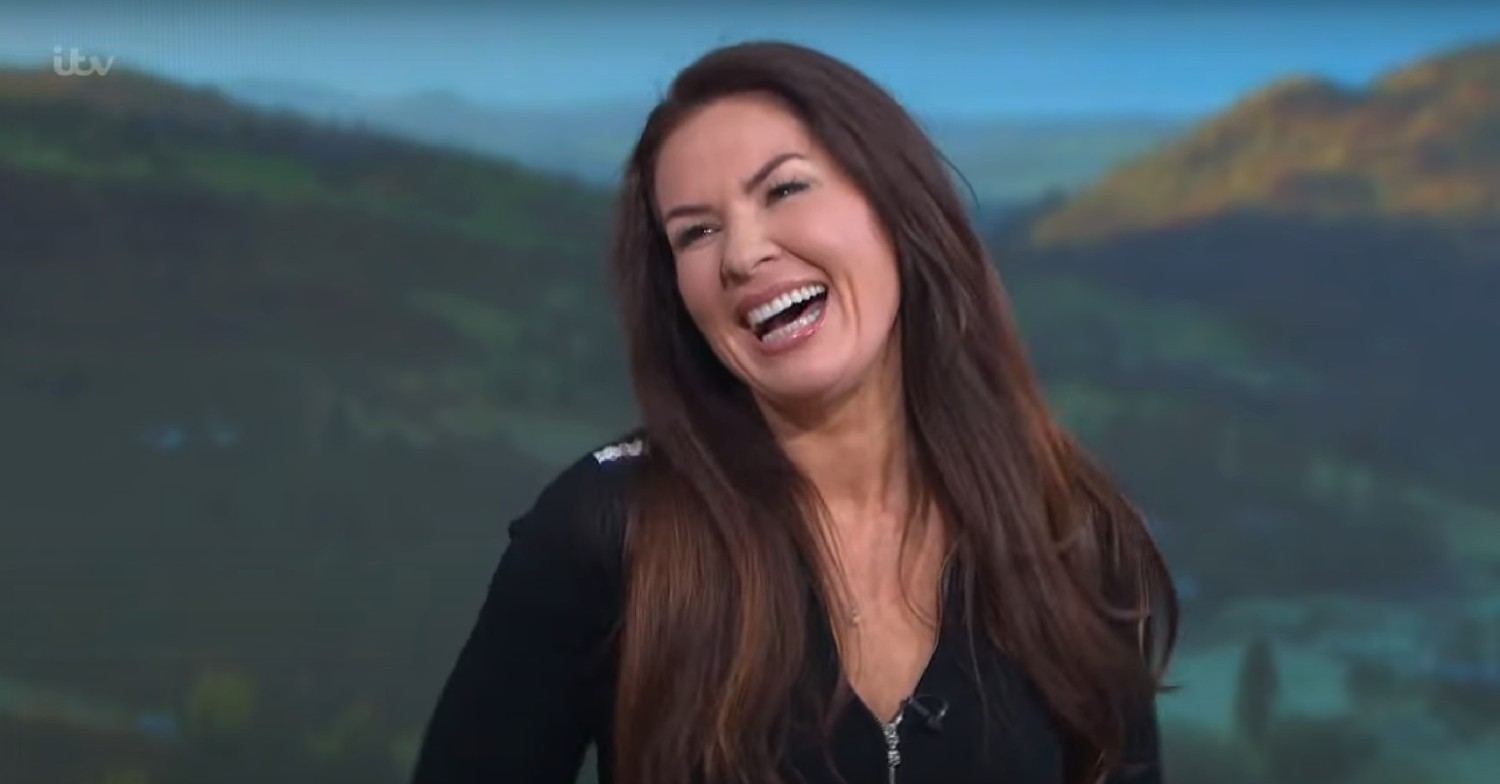 Georgina Burnett laughing on This Morning 