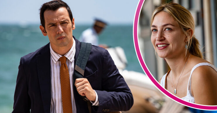 Neville Parker and Sophie Chambers in Death in Paradise
