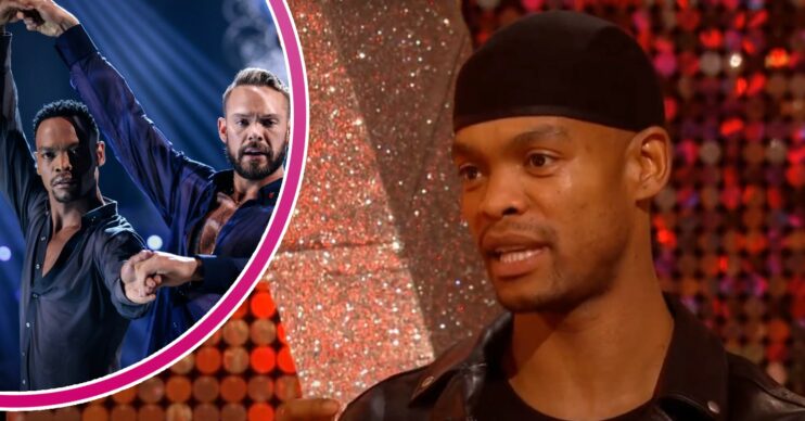 John and Johannes dancing on Strictly, Johannes Radebe on It Takes Two