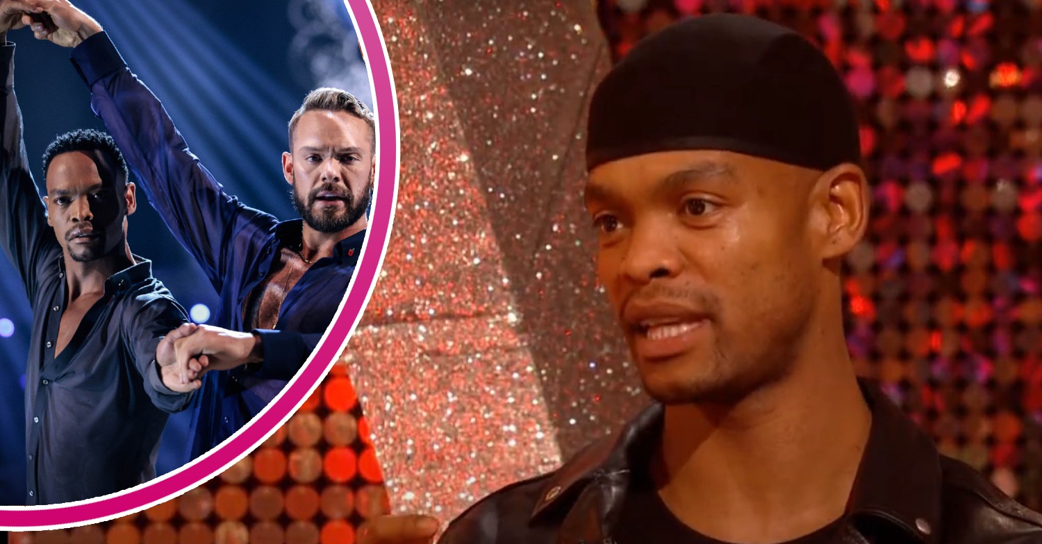 John and Johannes dancing on Strictly, Johannes Radebe on It Takes Two