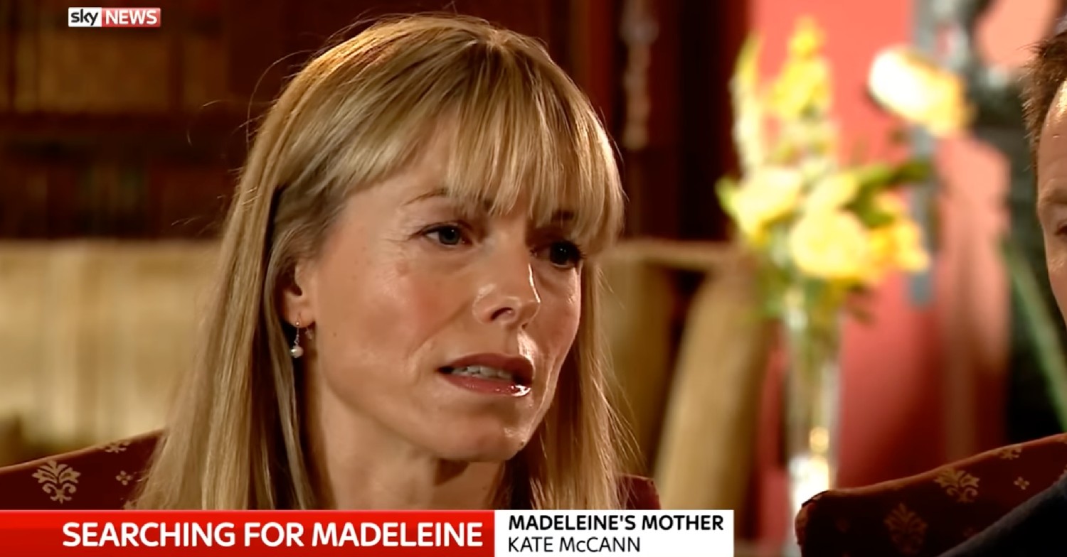 Kate McCann speaking to Sky News 