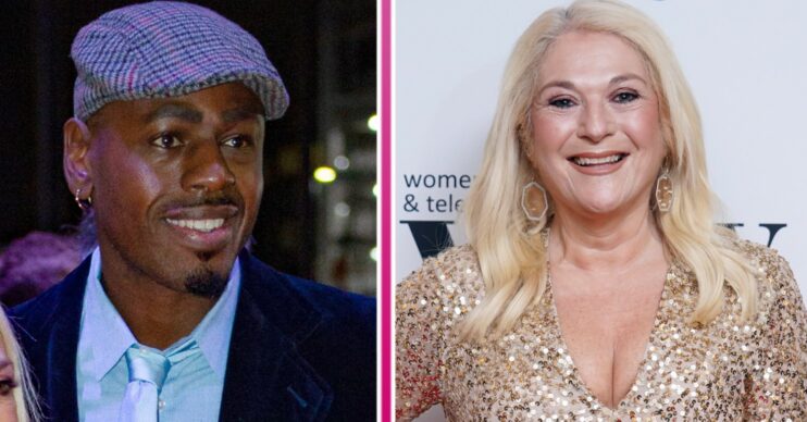 Ben Ofoedu posing at an event and Vanessa Feltz on a red carpet
