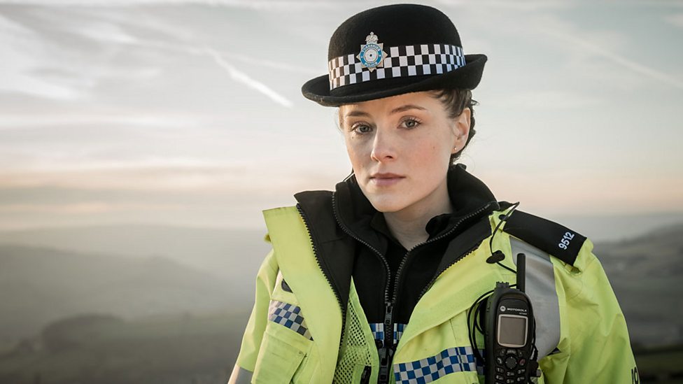 PC Kirsten McAskill frowns in Happy Valley