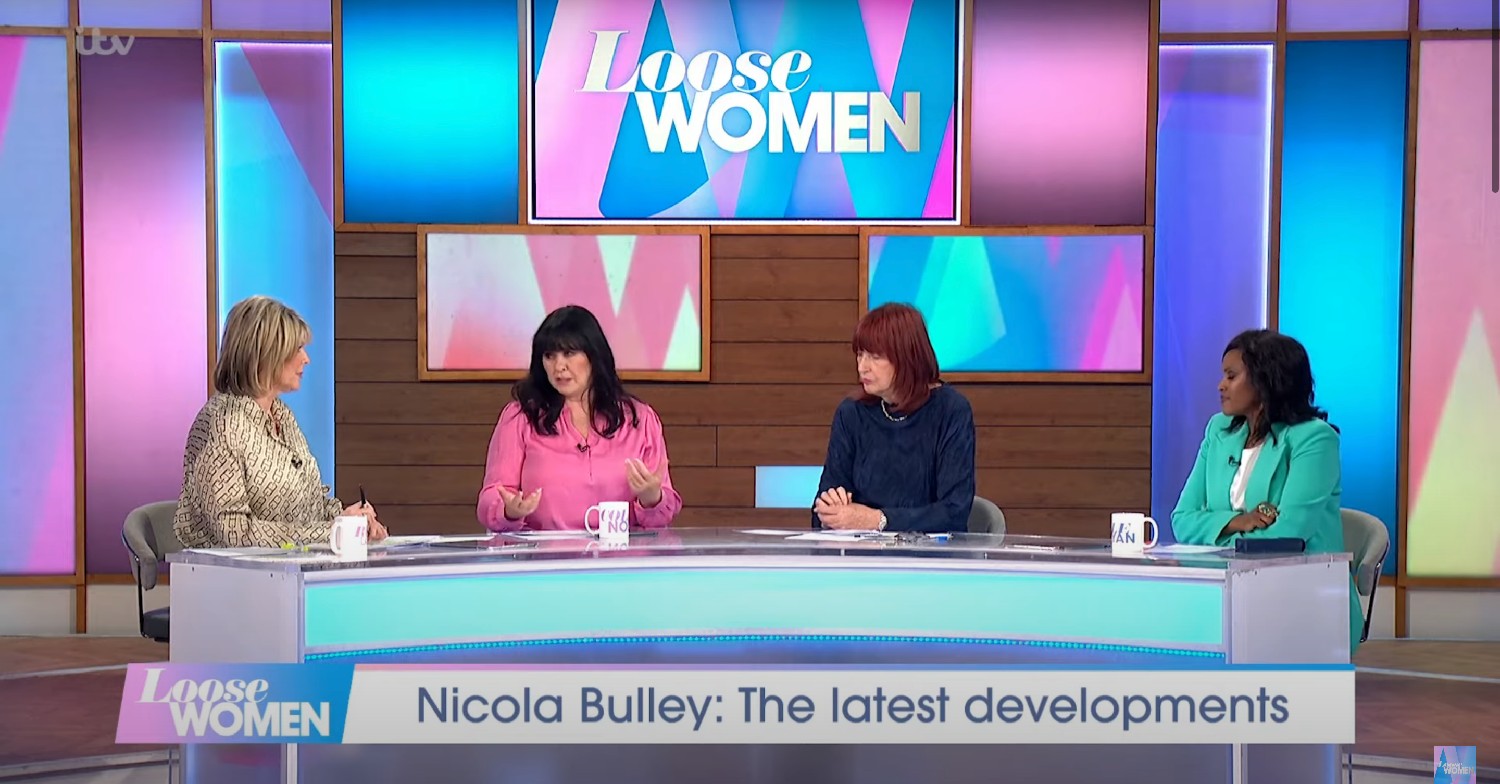Ruth Langsford, Coleen Nolan, Janet Street Porter, Kelle Bryan on Loose Women today 