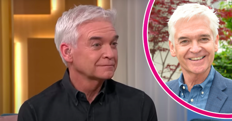 Phillip Schofield shows off a new look for half term