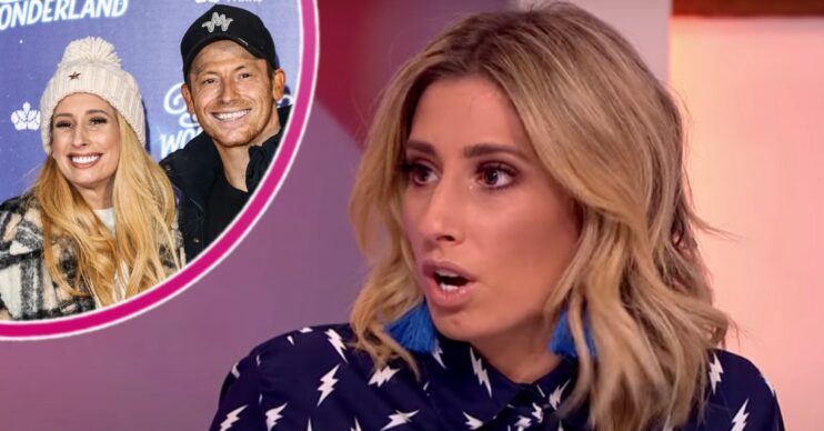 Stacey Solomon and Joe Swash at an event with Stacey on Loose Women