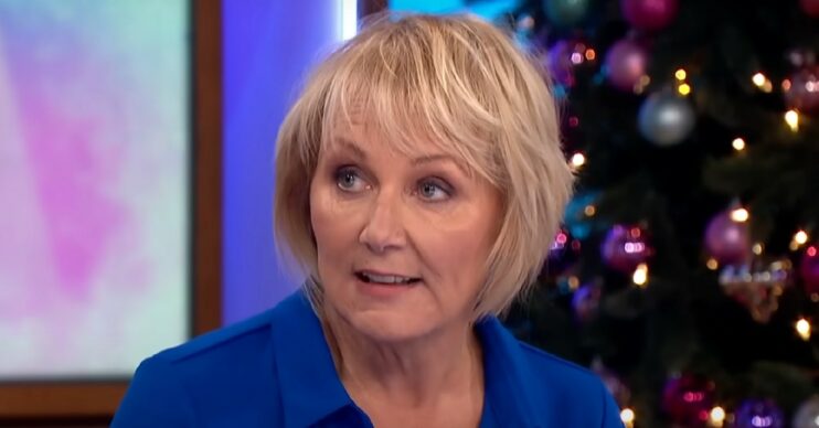I'm A Celebrity star Sue Cleaver looking unimpressed on loose women